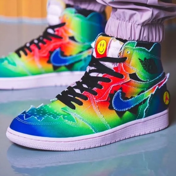 Air Jordan Retro x J balvin tie dye
